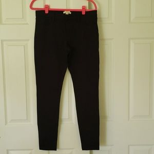 New, J Crew "The Gigi Pant" Black jeggings.